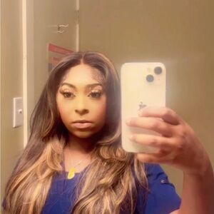 Highlighted human hair Wig